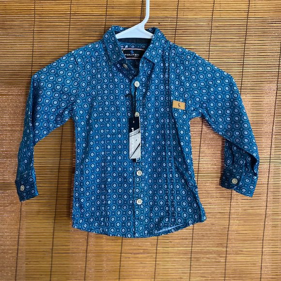 Polite Other - NWT Polite Button Down Shirt Size 2T